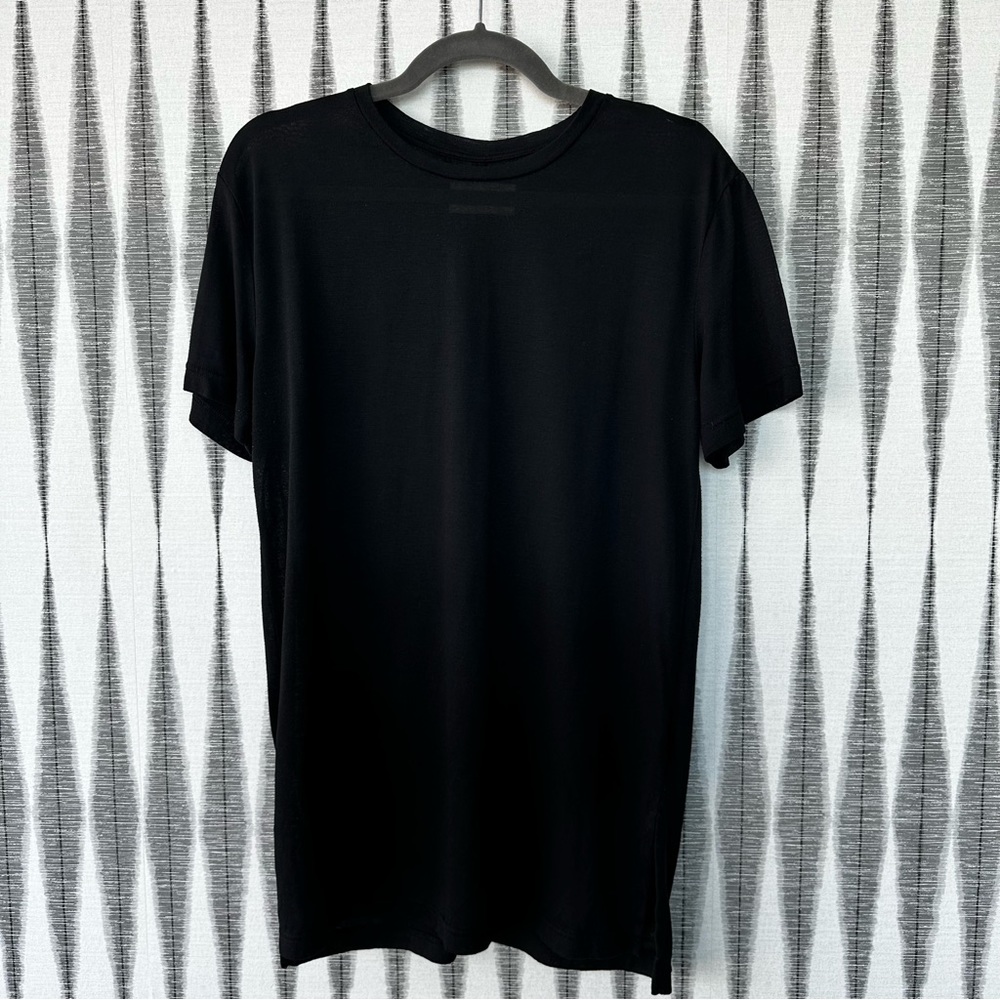 Rochambeau Black Semi-Sheer Tee